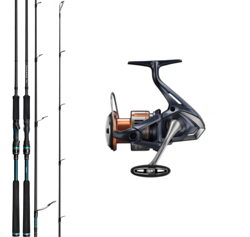 Shimano Sakana IV Medium Spin Combo Bundle