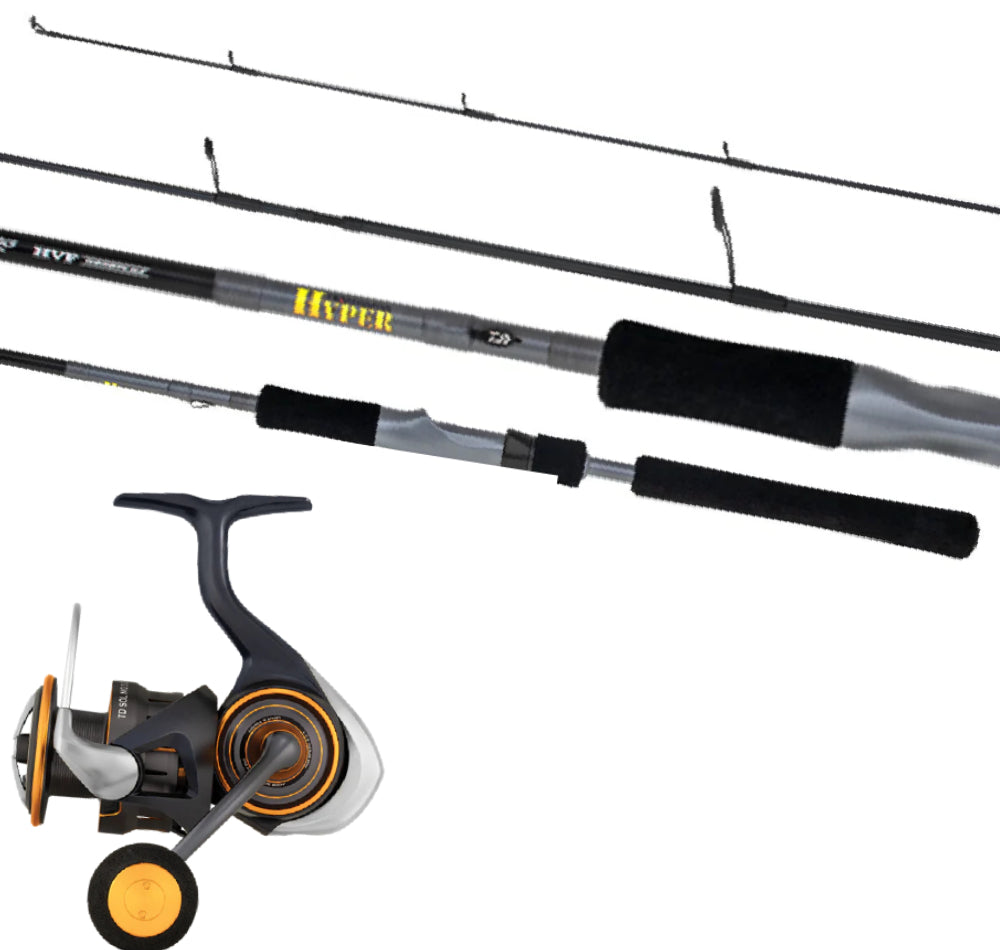 Daiwa 25 TD SOL 3000 Reel + 23 TD Hyper 702MLXS Rod Combo