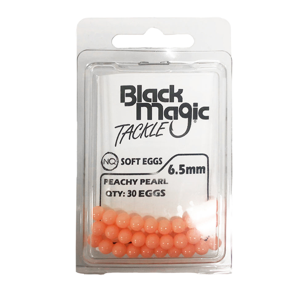 Black Magic Soft Eggs 6.5mm Peachy Pearl
