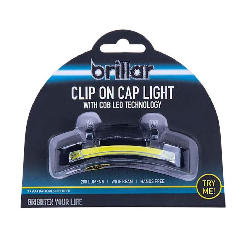 Brillar Clip On Cap Headlamp 200 Lumens