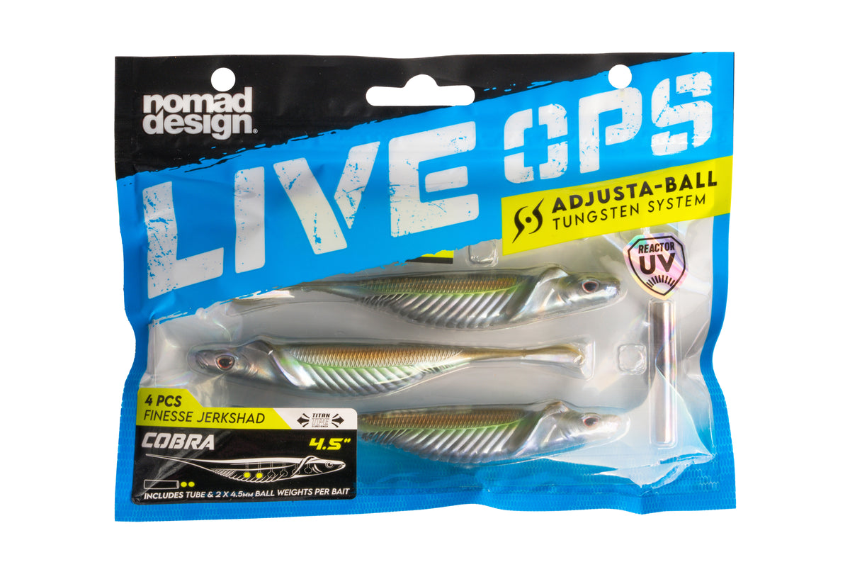 Nomad Design Live Ops Cobra Shad 4.5"