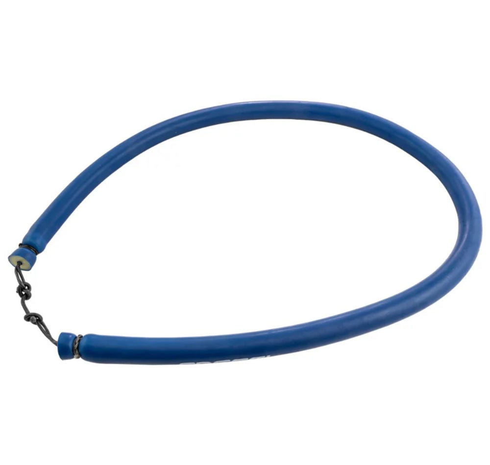 Cressi Pre-Made Rubber W'Quick Bridle 16mm Blue
