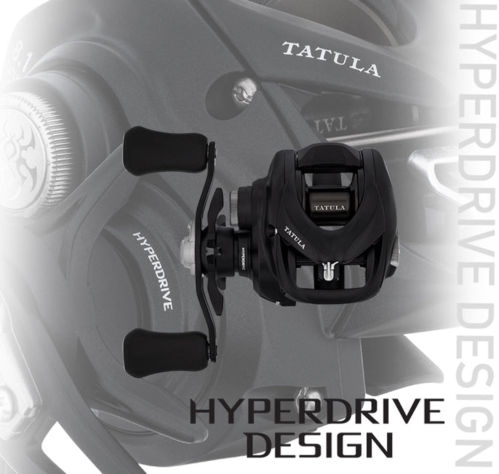 Daiwa 23 Tatula TW 100 Baitcast Reel Hyperdrive Design