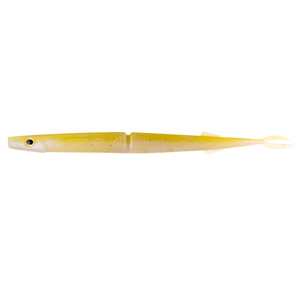 Daiwa Bait Junkie 10" Gar Soft Plastics Lemon Pearl