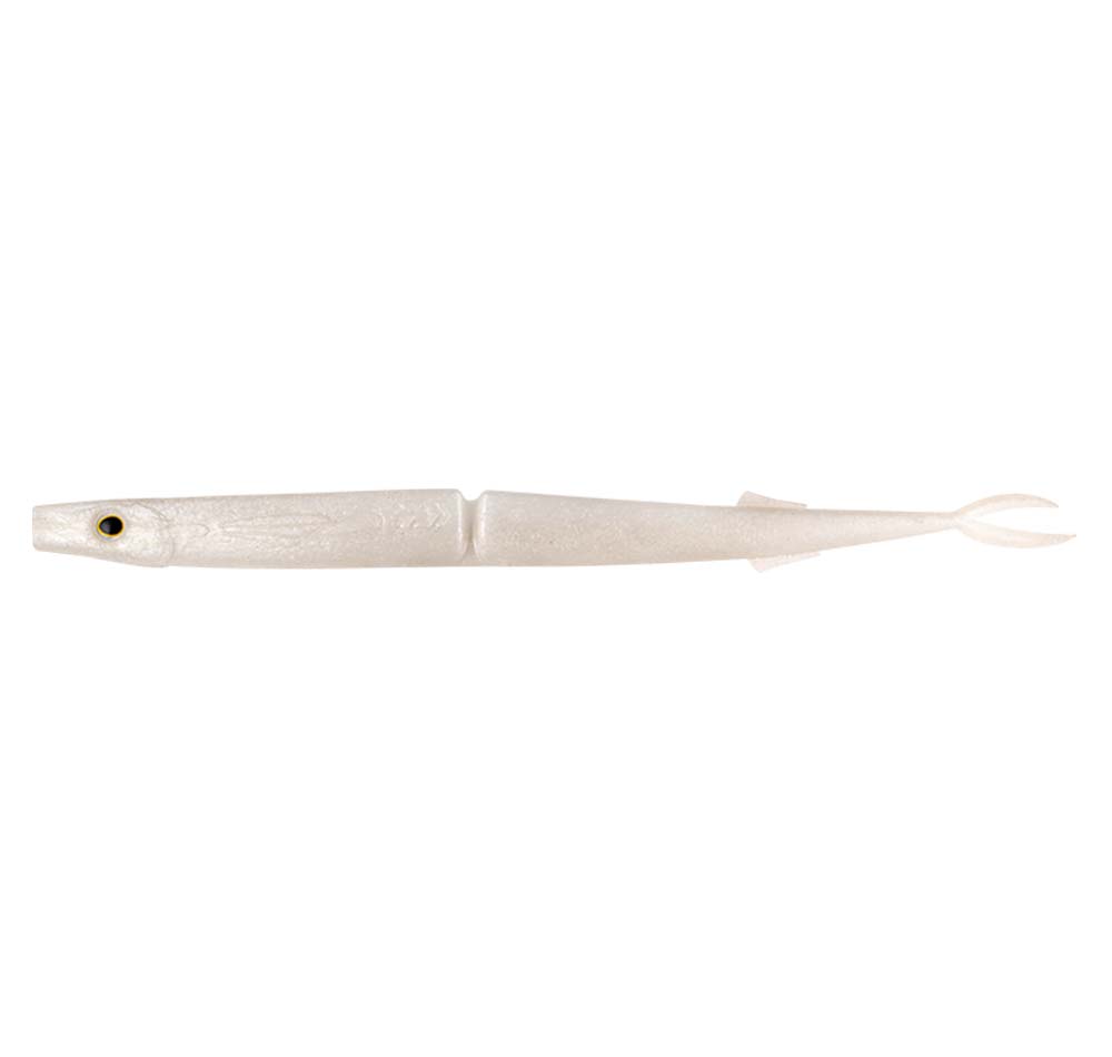 Daiwa Bait Junkie 10" Gar Soft Plastics White Pearl