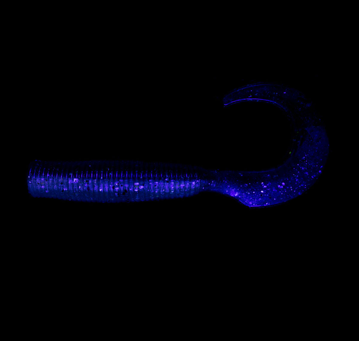 4&quot; Grub Baby Bass Under UV Light