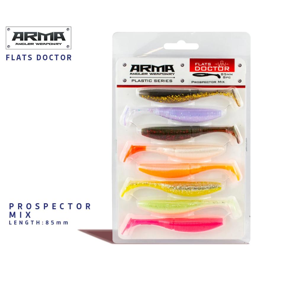 Arma Flats Doctor 85mm Plastic Paddle Tail Lure