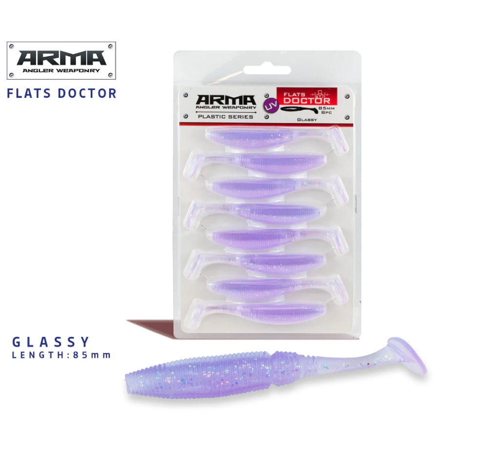 Arma Flats Doctor 85mm Plastic Paddle Tail Lure