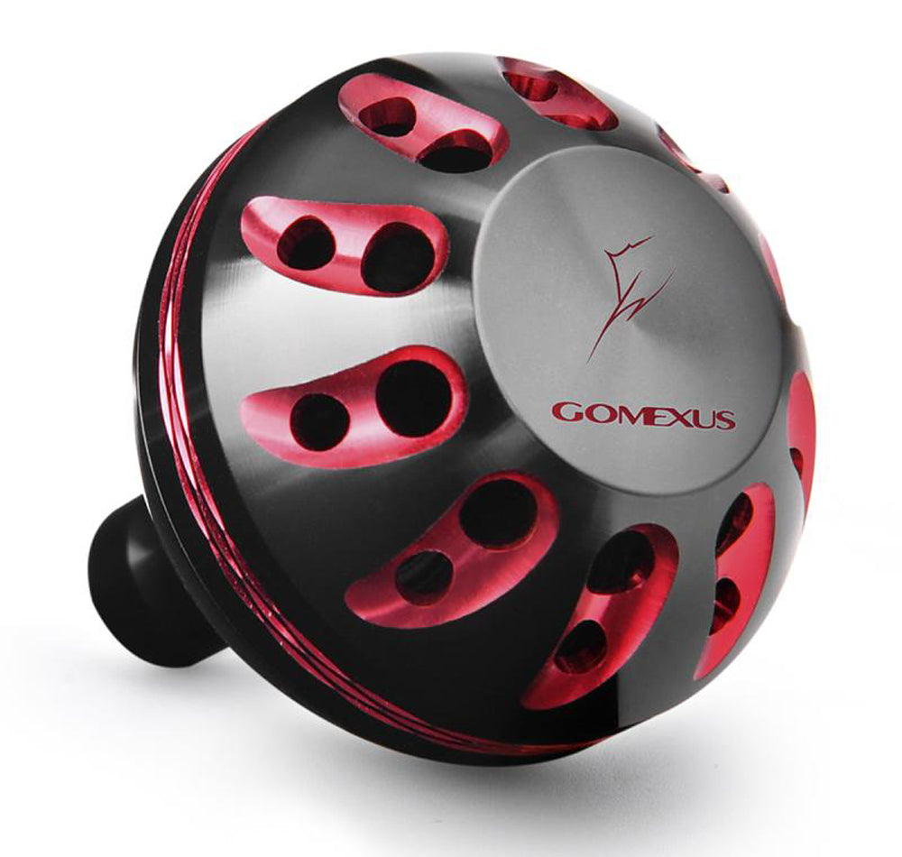 Gomexus Anodised CNC 35mm Power Knob Black/Red