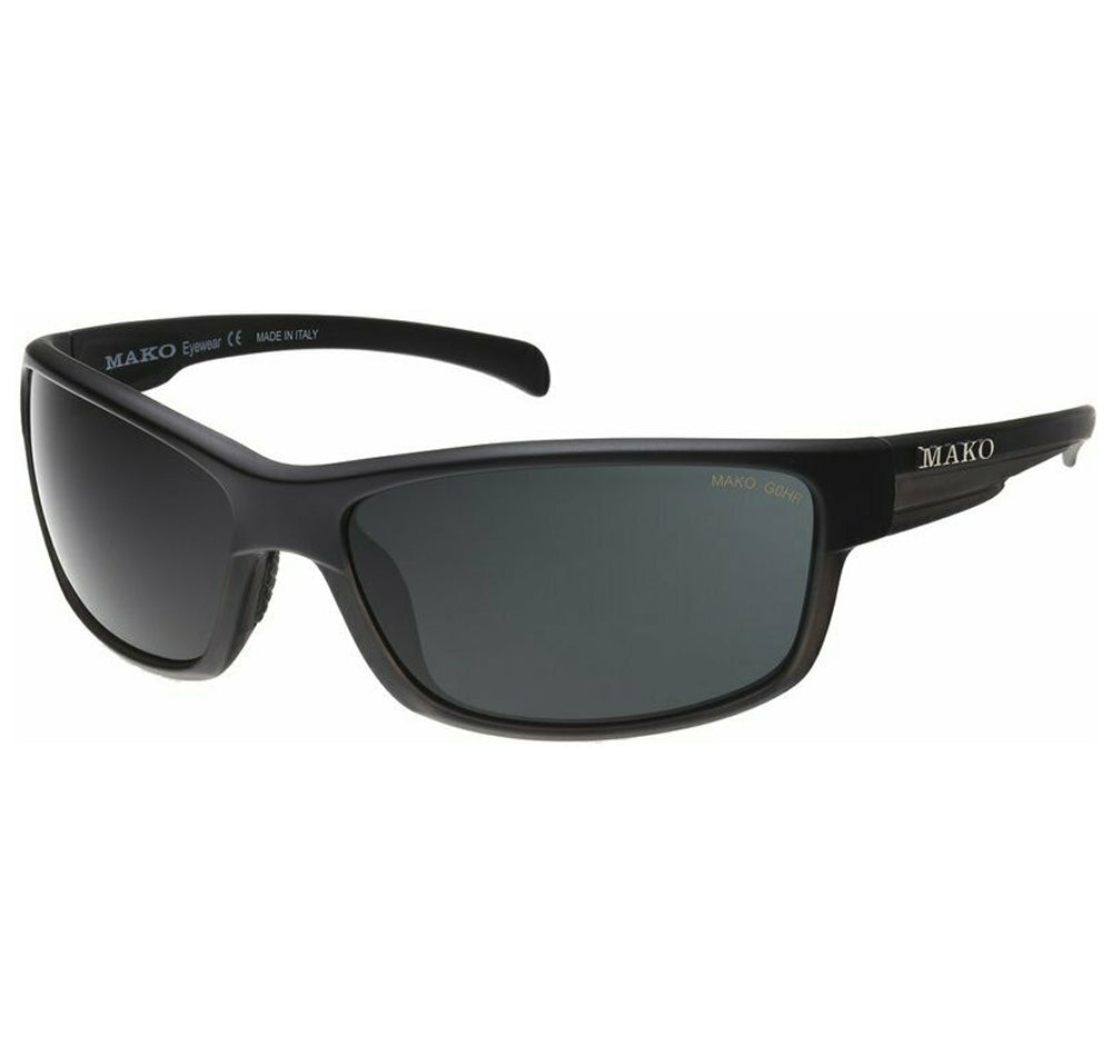 Mako 9585 Shadow Matte Black Grey/Blue Mirror Sunglasses