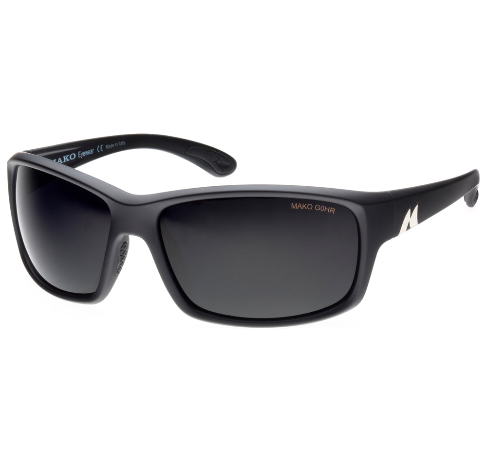 Mako 9604 Edge Matte Black HD Sunglasses Grey/Grey