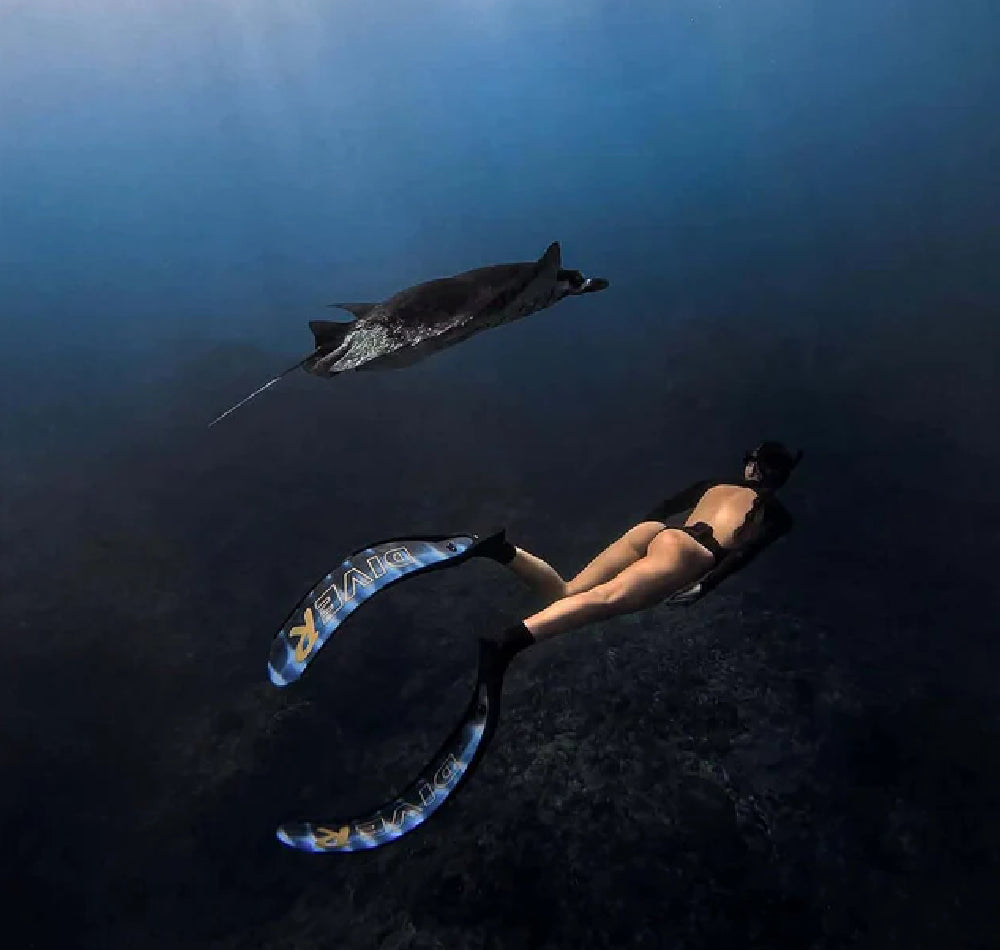 DiveR Innegra Carbon Blades Striped Marlin
