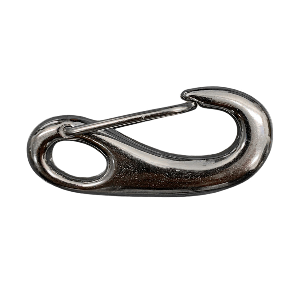 Reefline Stainless Steel Carabiner Large (6.9cm) Open