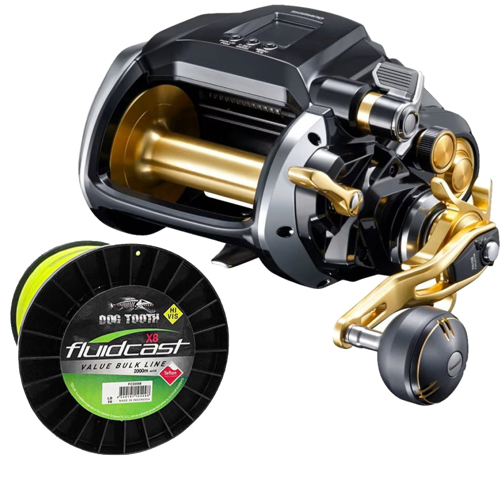 Shimano Beastmaster MD 12000 Electric Reel with Line