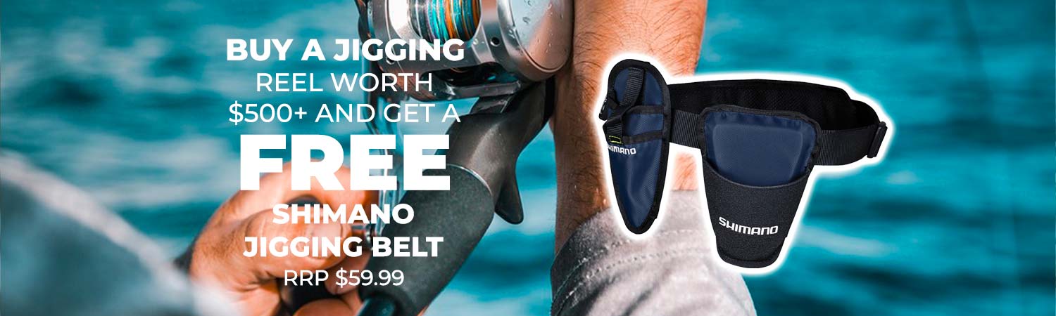 Free Shimano Jigging Belt with any purchase over $299 desktop