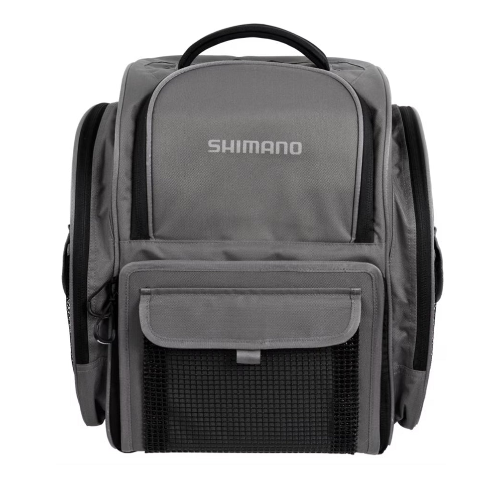 Shimano Tackle Backpack with Tackle Trays Large Open