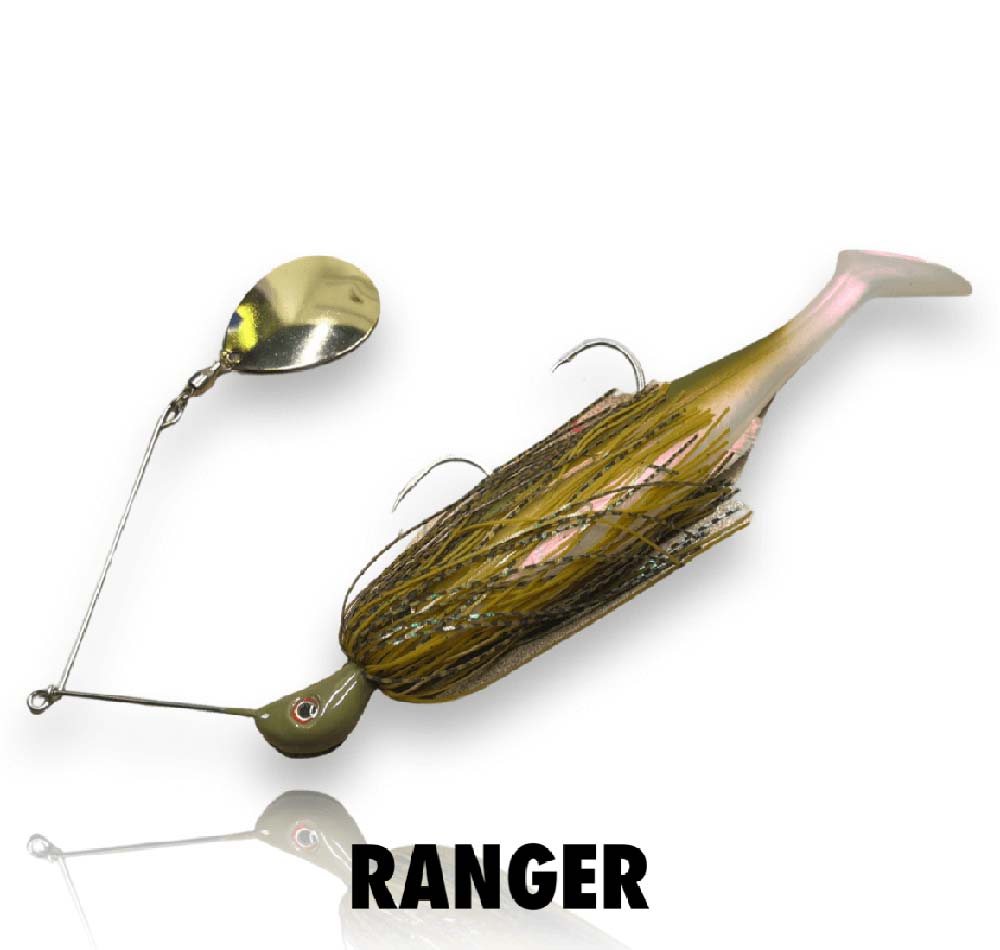 Spin Wright 1oz Beast Spinnerbait Irukandji 7&quot; Ranger