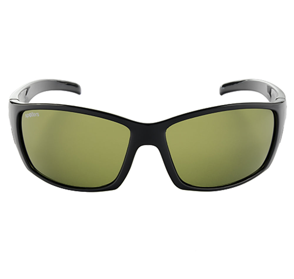 Spotters Artic+ Gloss Black Emerald Polarised Sunglasses