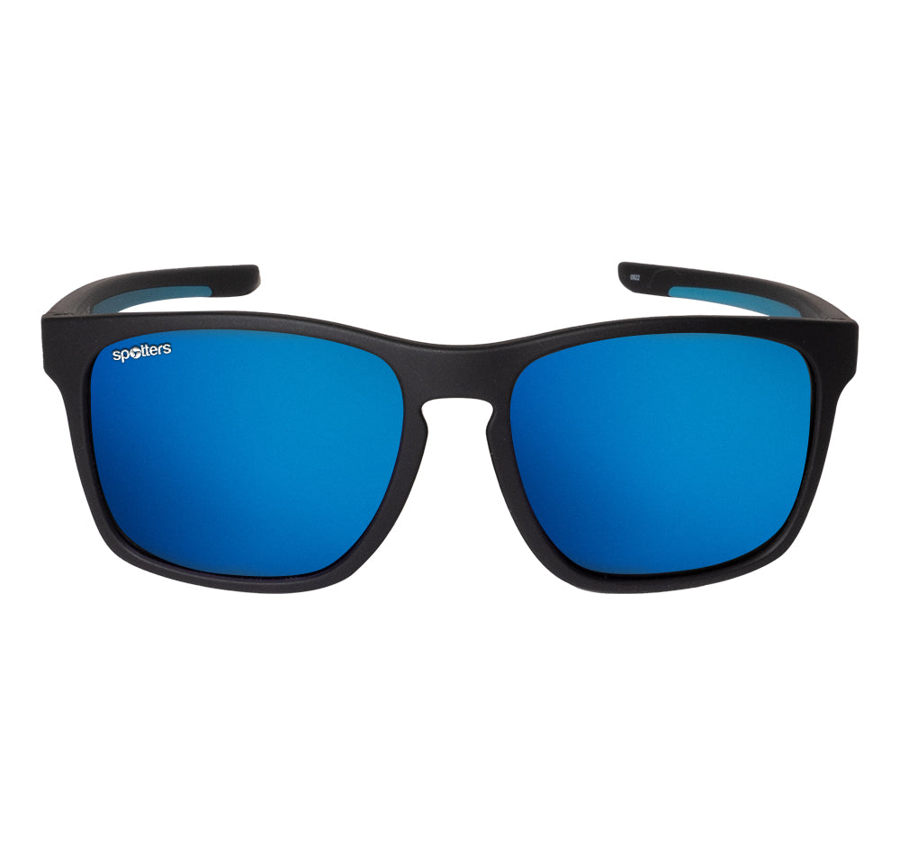 Spotters Dingo Kids Polarised Sunglasses Black Frame/Blue Lens