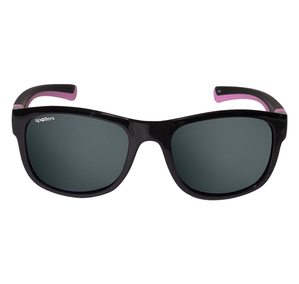 Spotters Emu Kids Polarised Sunglasses Black Frame/Grey Lens