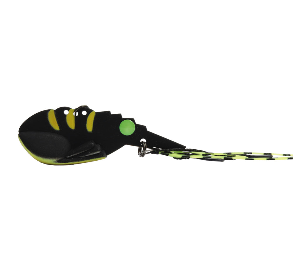 Tackle Tactics SwitchPrawn 37mm Metal Prawn Vibe Blacktreuse