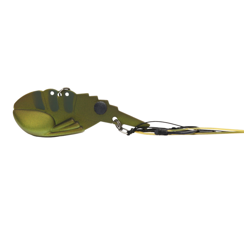 Tackle Tactics SwitchPrawn 37mm Metal Prawn Vibe Blacktreuse