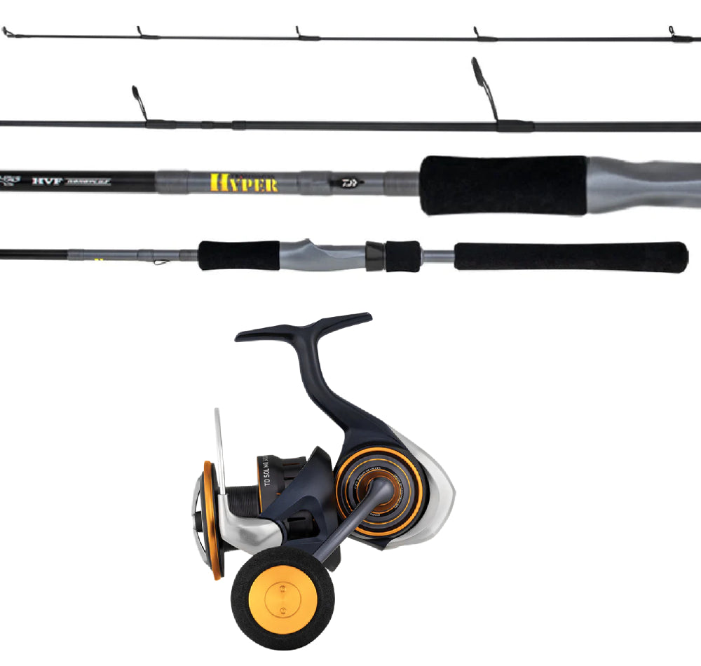 Daiwa 25 TD SOL 5000 Reel + 23 TD Hyper 702MHFS Rod Combo