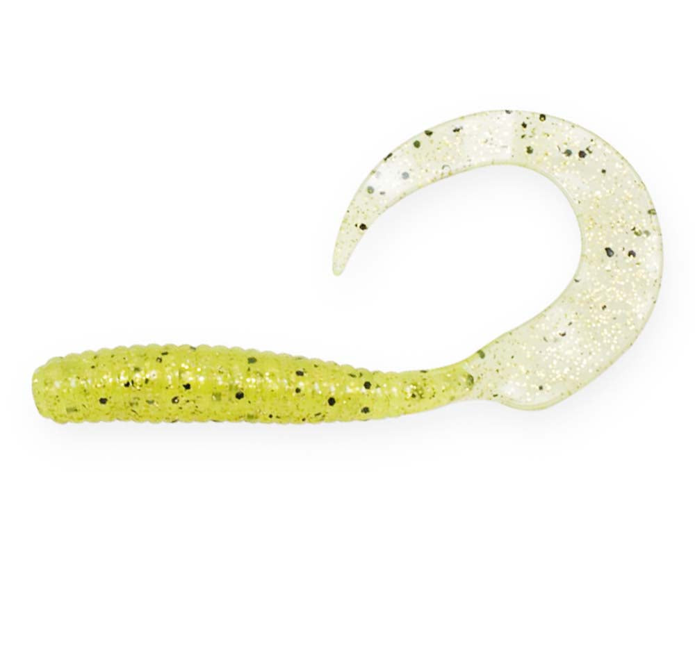 ZMan GrubZ 9" Soft Plastics Chartreuse Sparkle