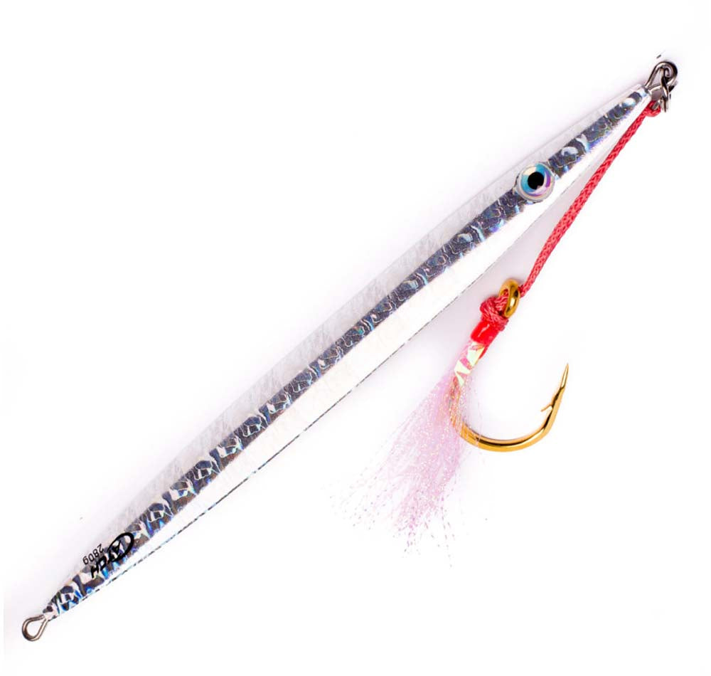 Catch Deep V Slow Pitch Jig Lure Colour White Warrior