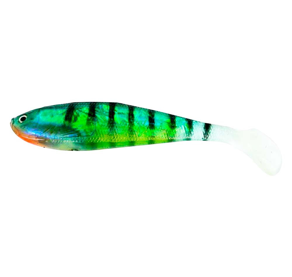 Reidy&#39;s Weedies Weedless Soft Plastic Lure Colour Tiger Green