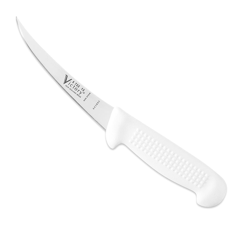Victory Knives 13cm Flex Narrow Curved Boner Knife