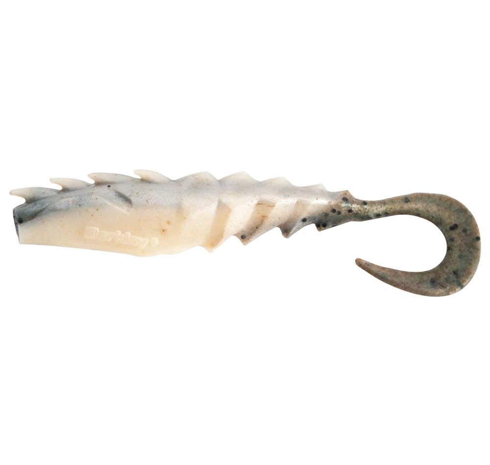 Berkley Gulp Nemesis Prawn Curl Tail Soft Plastics Colour Natural Shrimp