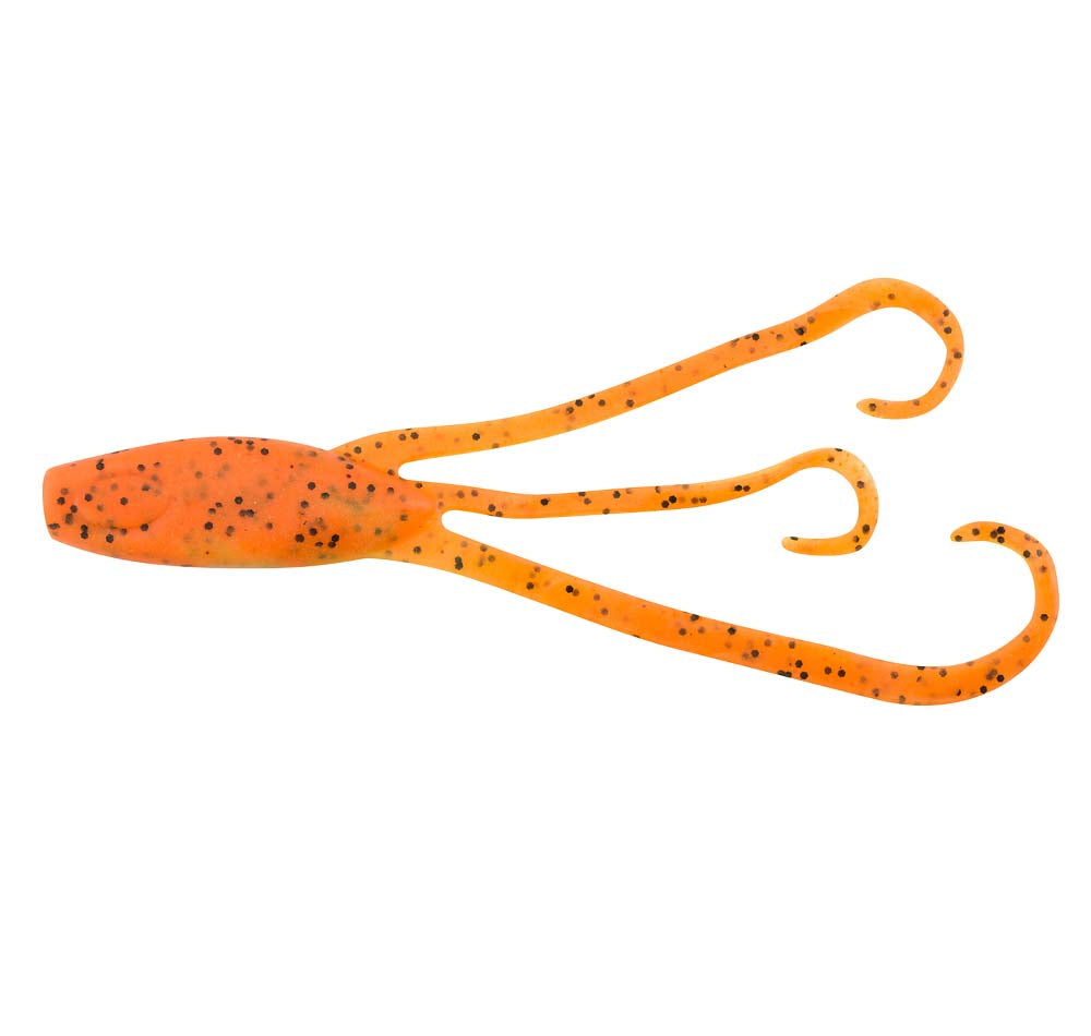 Berkley Gulp Squid Vicious 6&quot; Soft Plastics Orange Tiger