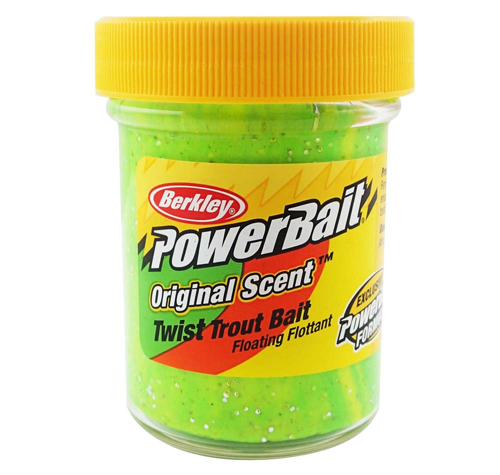 Berkley Powerbait Original Scent Lime Twist Trout Bait