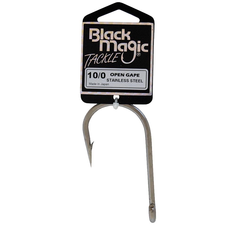 Black Magic Wasabi Open Gape Game Hooks 10/0