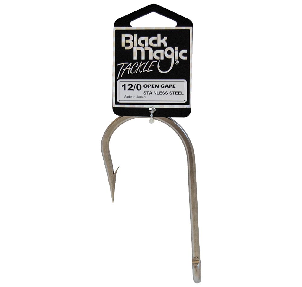 Black Magic Wasabi Open Gape Game Hooks 12/0