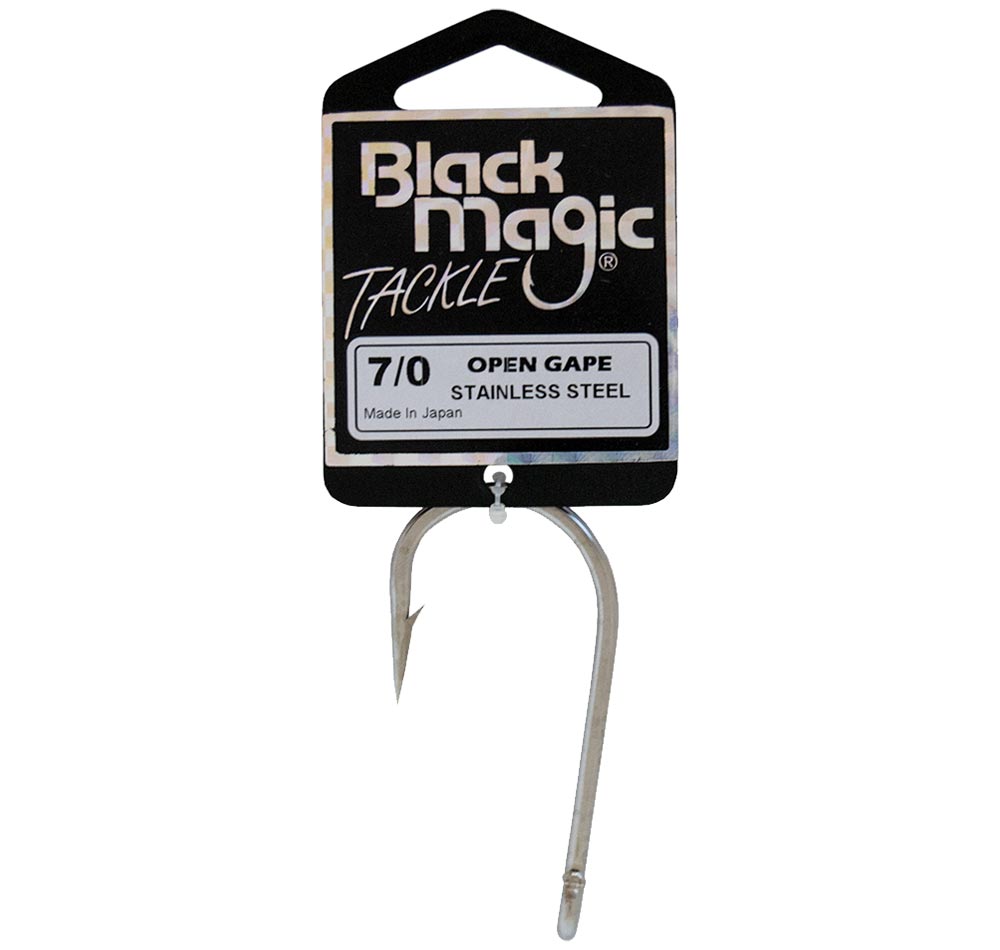 Black Magic Wasabi Open Gape Game Hooks 7/0
