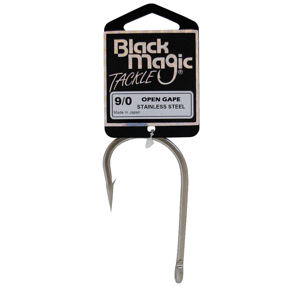 Black Magic Wasabi Open Gape Game Hooks 9/0