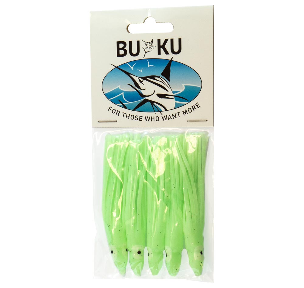 Buku Octopus Skirt Lure Green Glow