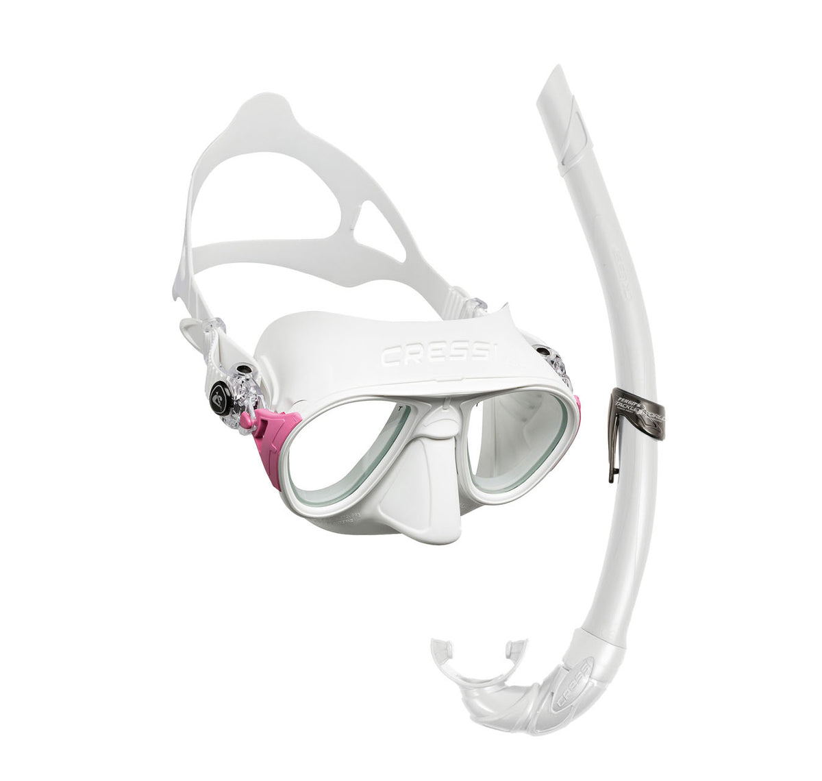 Cressi Calibro Mask &amp; Corsica Snorkel Set Colour White