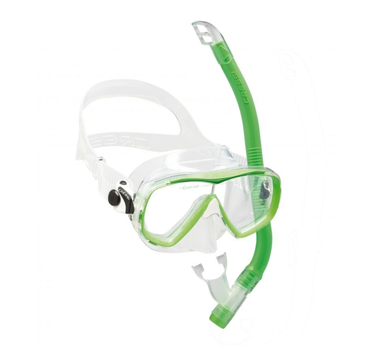 Cressi Estrella Jr Vip Mask &amp; Snorkel Set Green