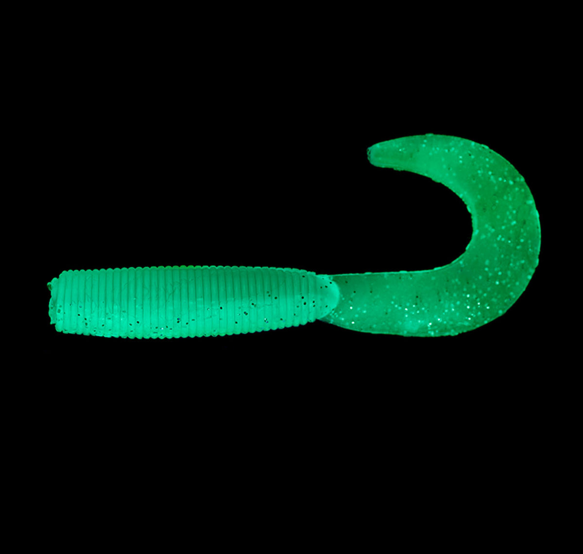 2.5&quot; Grub Oil Flash UV Under UV Light