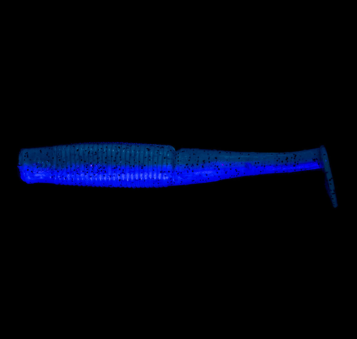 Daiwa Bait Junkie Minnow 2.5&quot; Soft Plastics Pearl Gudgeon Under UV Light