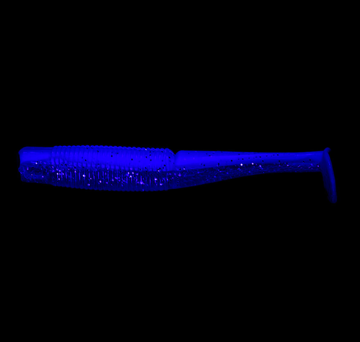 Daiwa Bait Junkie Minnow 2.5&quot; Soft Plastics Whitebait UV Under UV Light