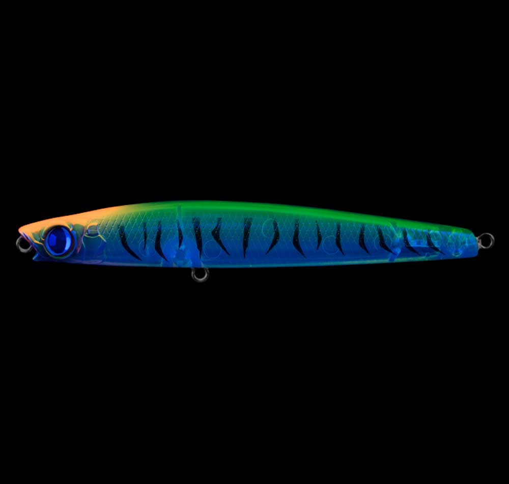 Daiwa Infeet Slippery Dog 80F TG Tune Lure Honey Bee Under UV Light