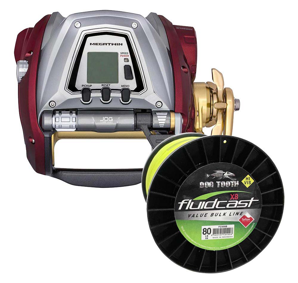 Daiwa Seaborg 1200MJ Megatwin Electric Reel With Line - Fergo