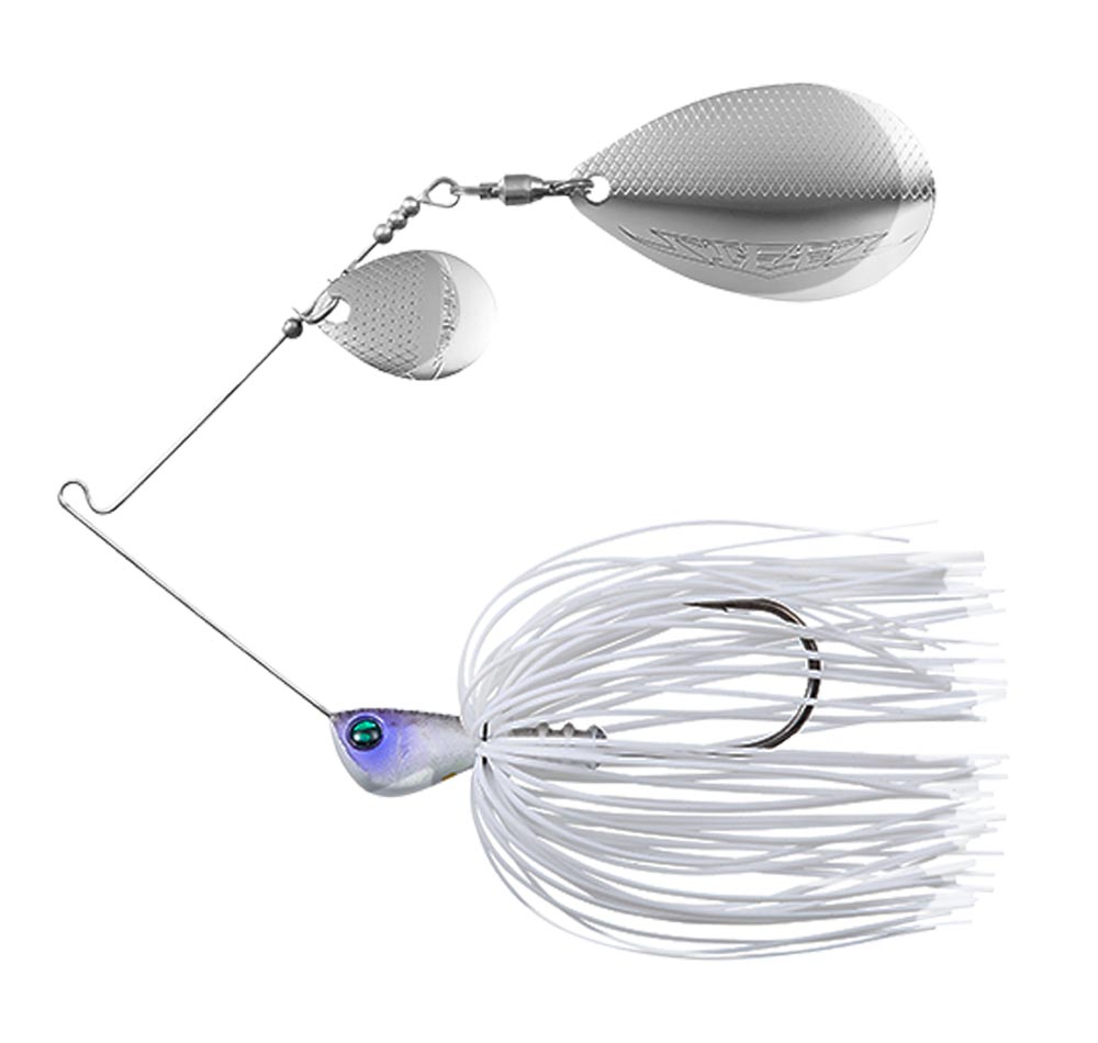 Daiwa Steez ASROC Spinner Bait Silver White