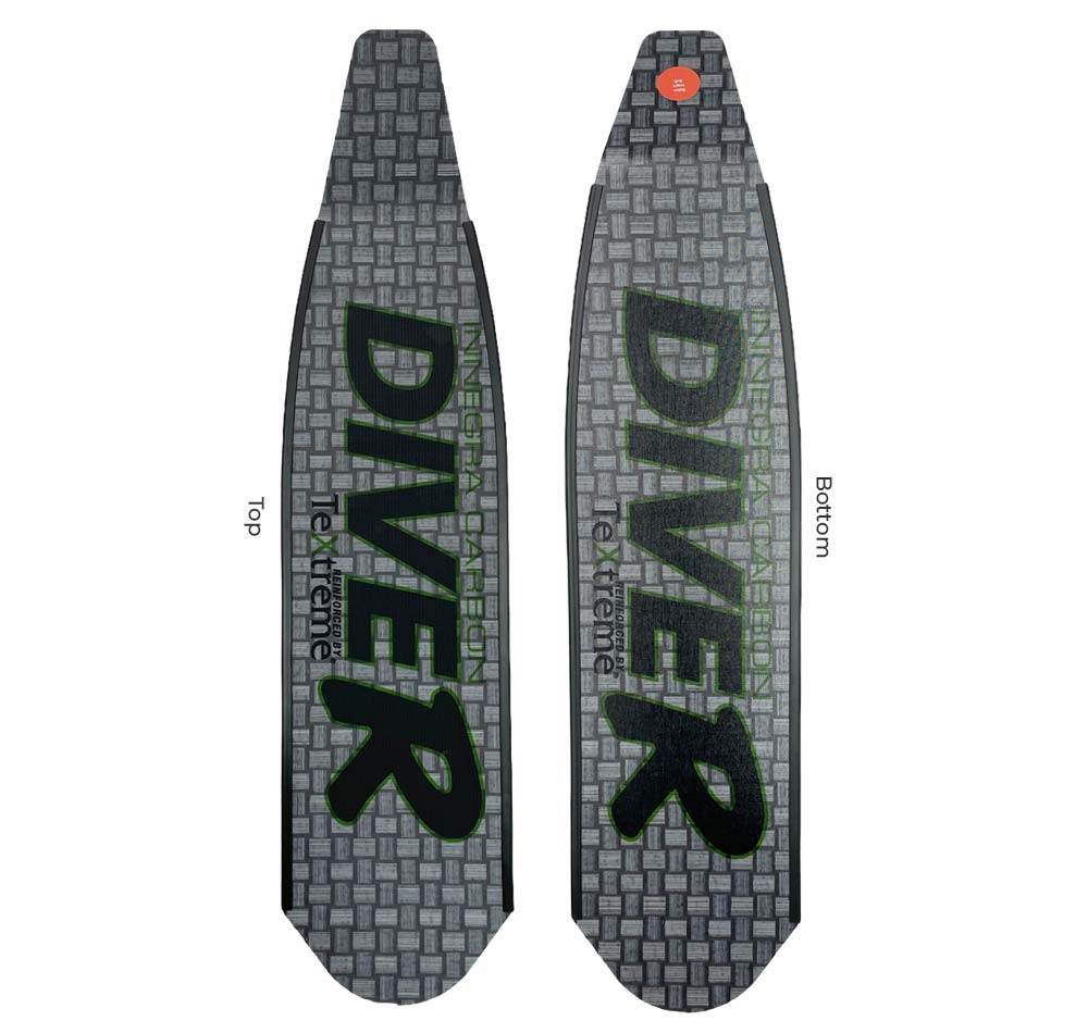 DiveR Innegra Grey fin blades