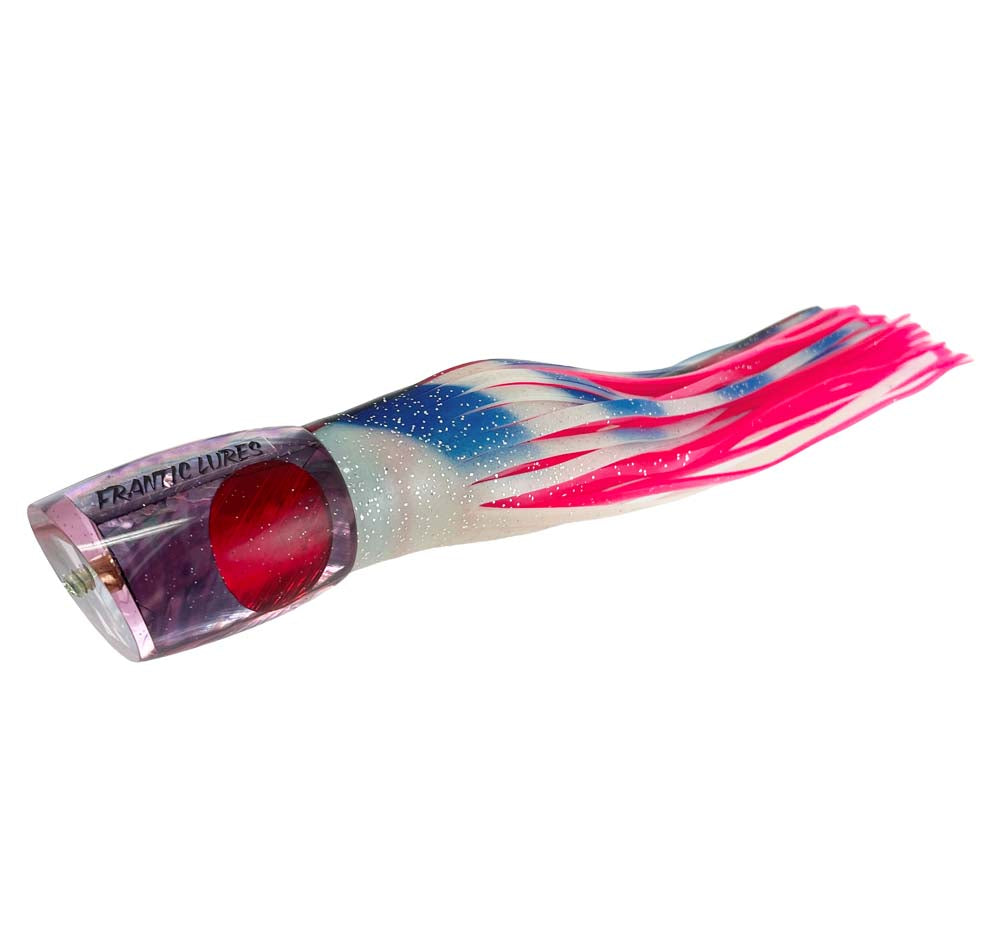 Frantic Lures Chaos 8.5&quot; Skirted Lure Colour Pink Lucent