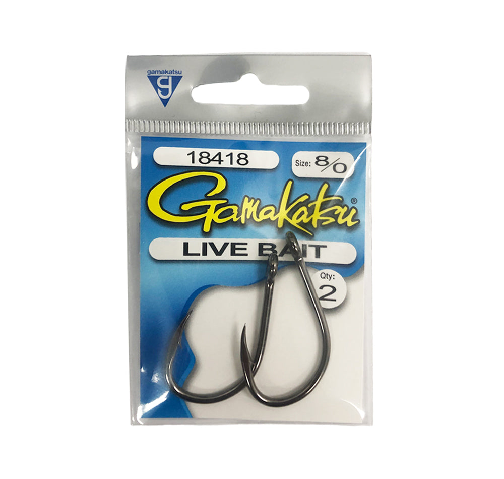 Gamakatsu Live Bait Hooks size 8/0